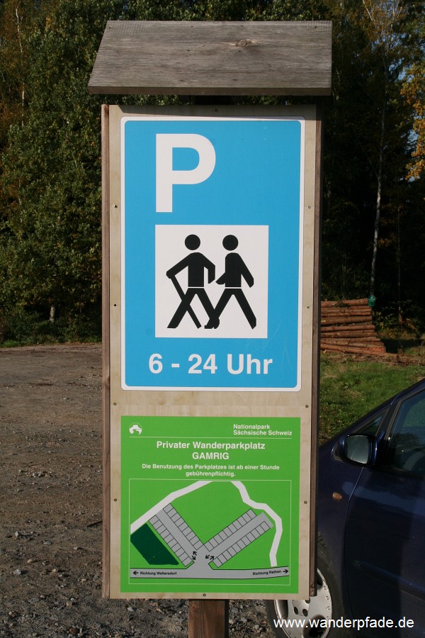 Parkplatz am Gamrig