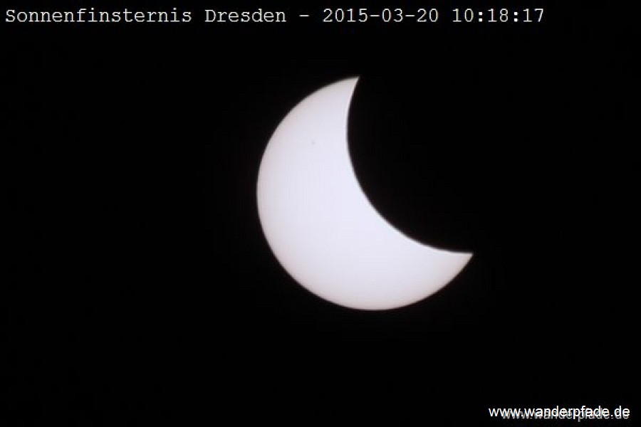 Sonnenfinsternis Dresden 20.03.2015