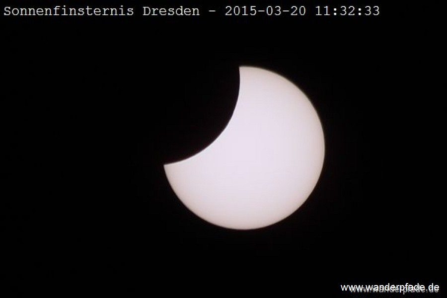 Sonnenfinsternis Dresden 20.03.2015