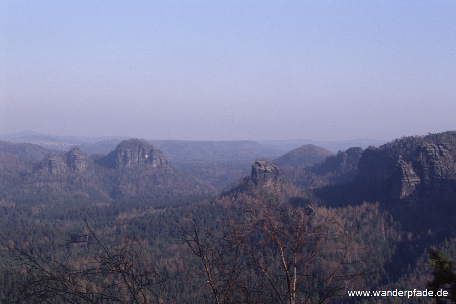 Blick auf Teichstein und  Winterstein