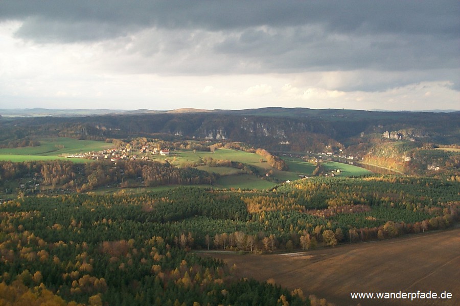 Weiig, Basteigebiet, Kurort Rathen, Gamrig, Elbe