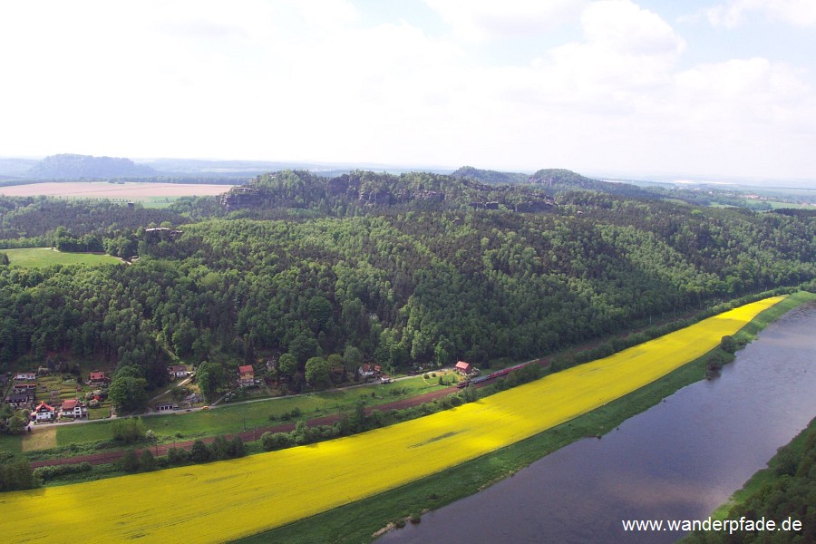 Elbe, Nonne, Rauenstein