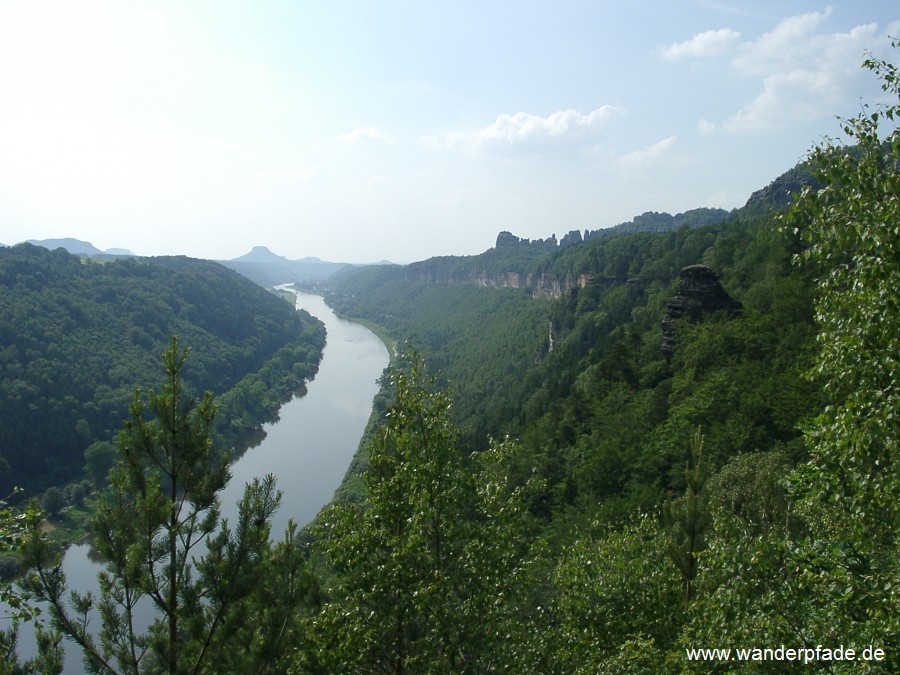 Elbe, Lilienstein, Schrammsteine