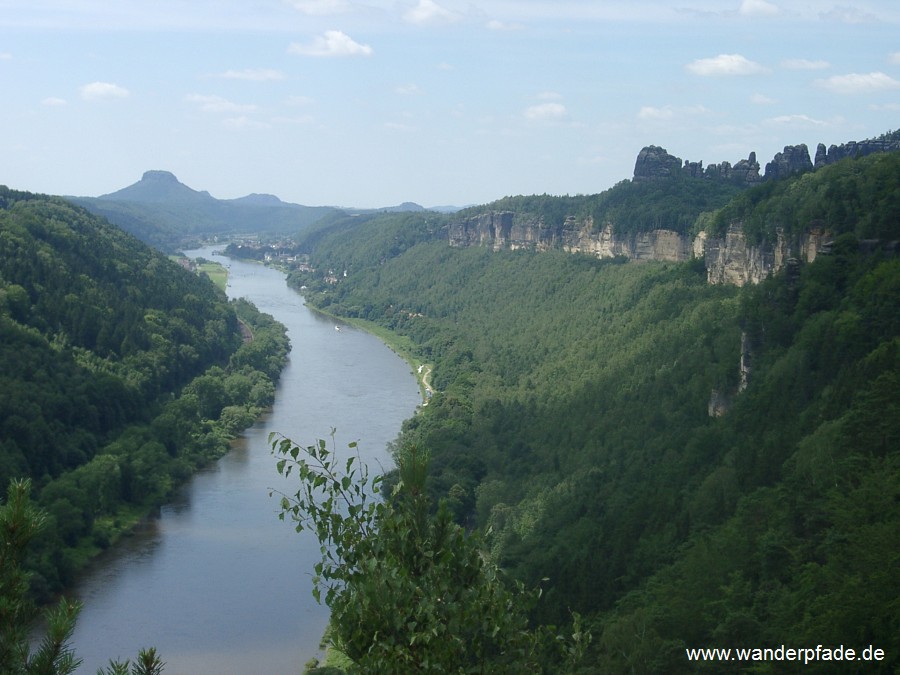 Lilienstein, Elbe, Schrammsteine