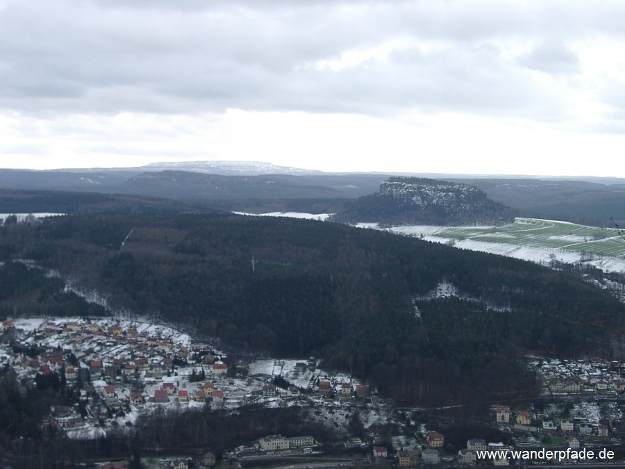 Hoher Schneeberg, Pfaffenstein, Knigstein