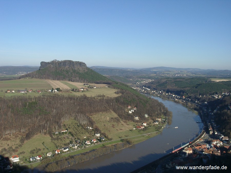 Lilienstein, Elbe