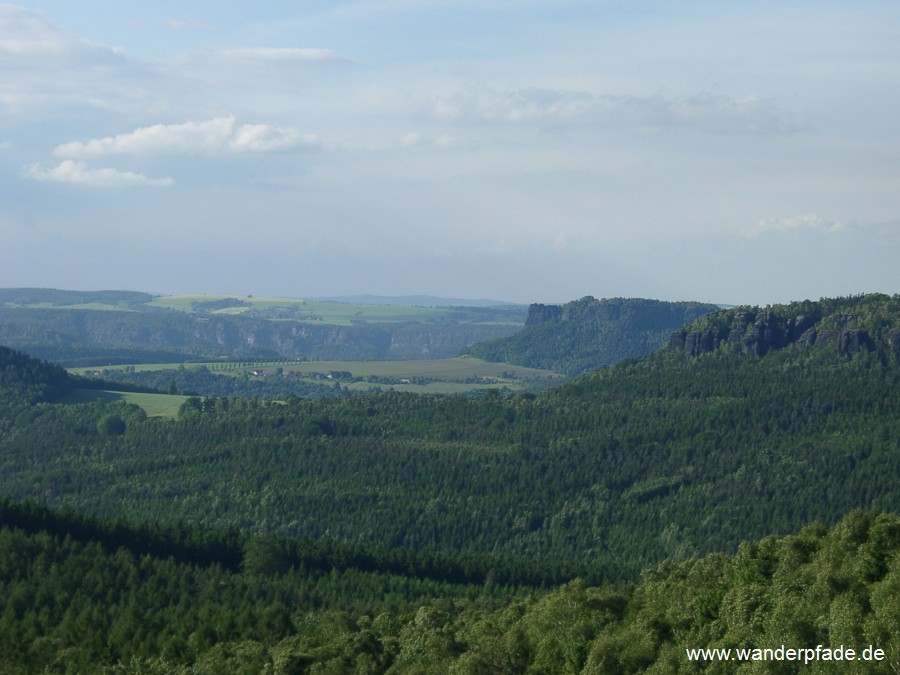 Ebenheit, Napoleonstrae, Lilienstein, Pfaffenstein