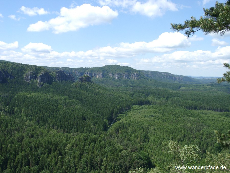 Hinten Kleiner Winterberg, davor links Brenfangwnde und Winterstein