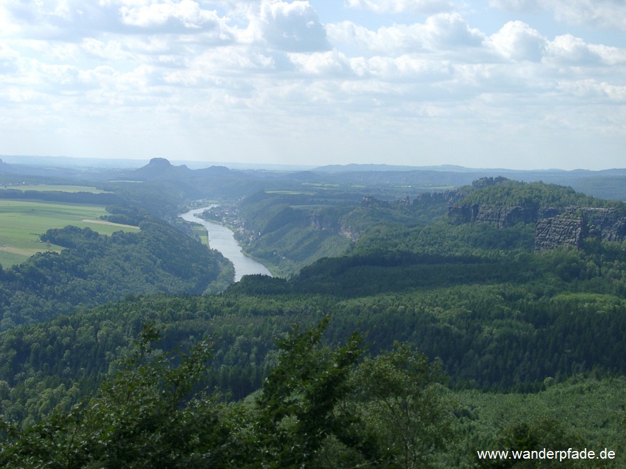 Lilienstein, Elbe, Schrammsteine