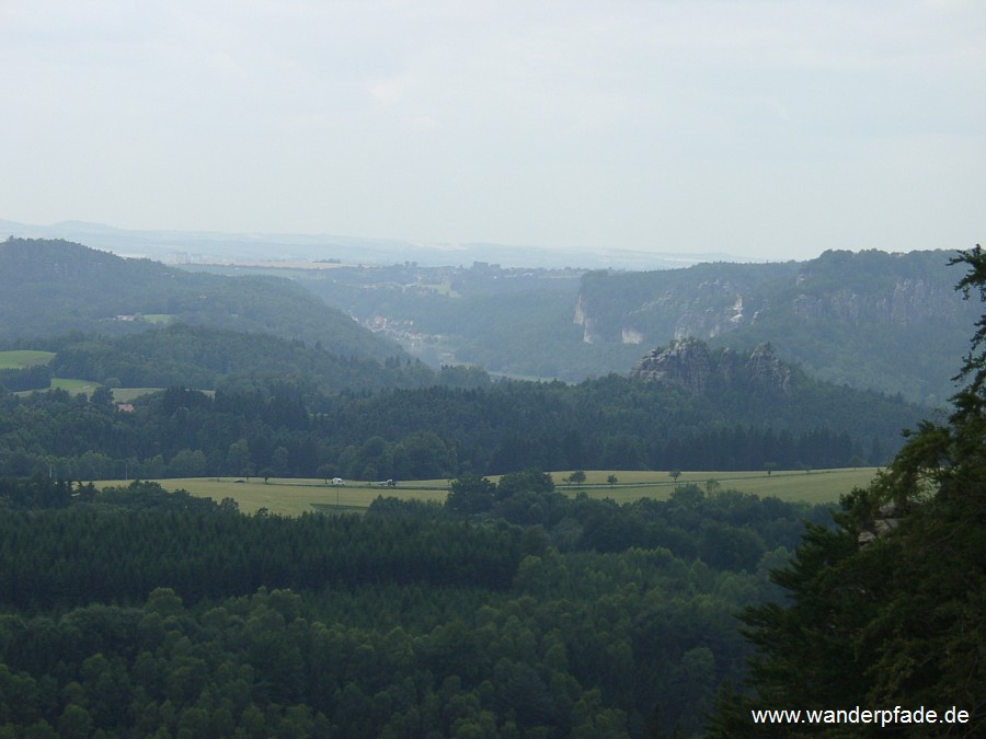 Rauenstein, Elbe, Basteigebiet, Gamrig