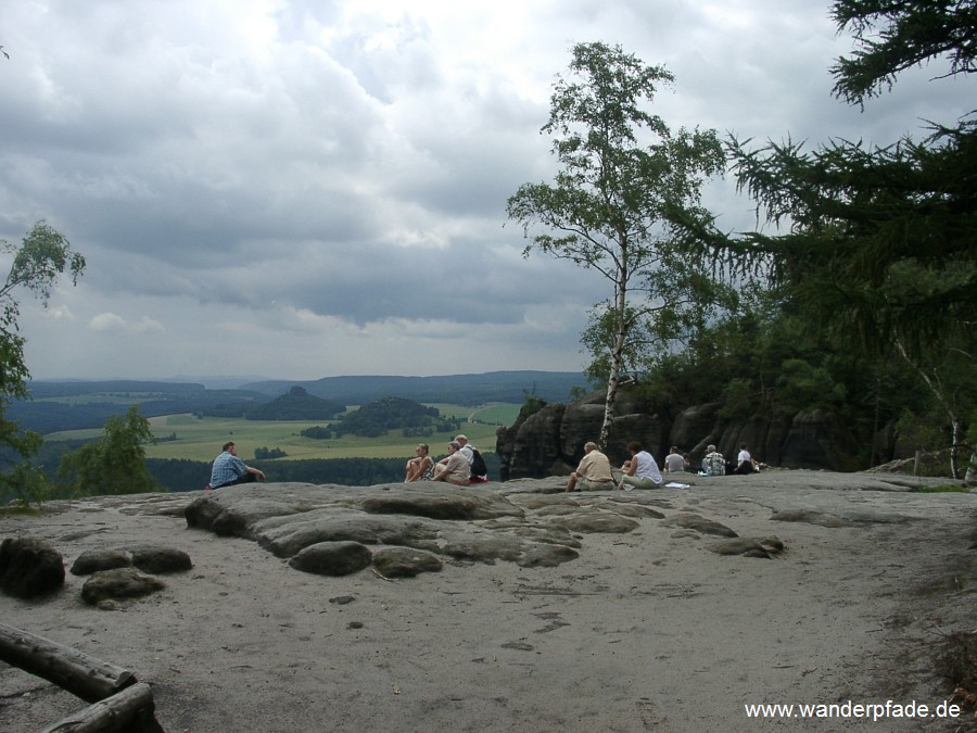 Aussichtspunkt oberhalb Breite Kluft