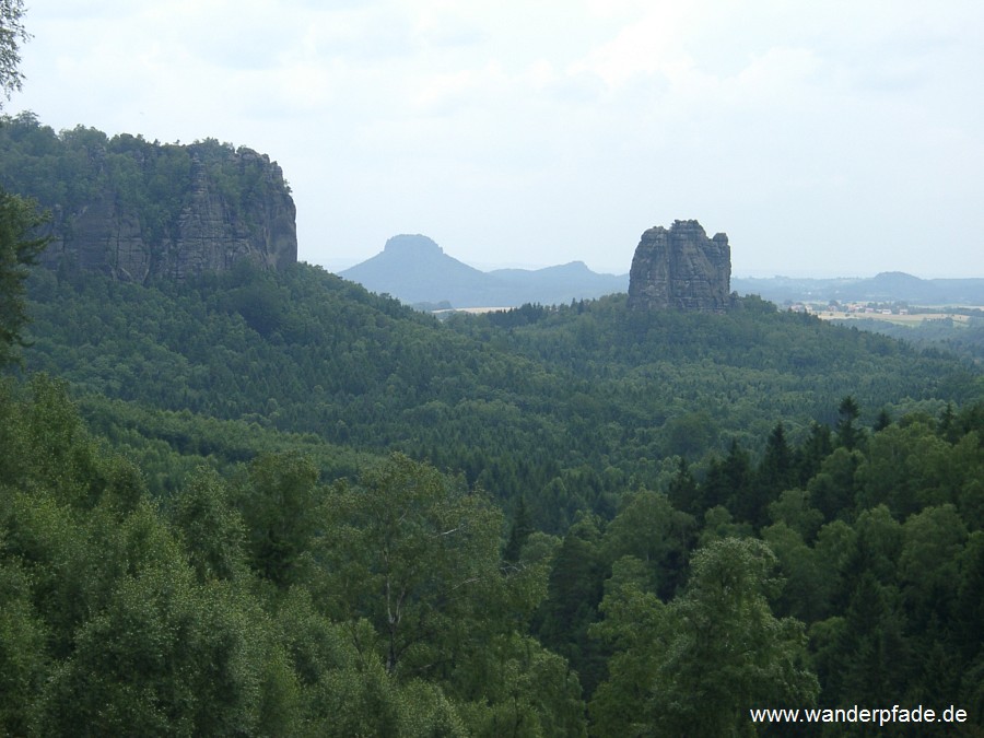 Hoher Torstein, Lilienstein, Falkenstein