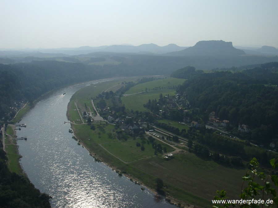 Elbe, Oberrathen, Lilienstein