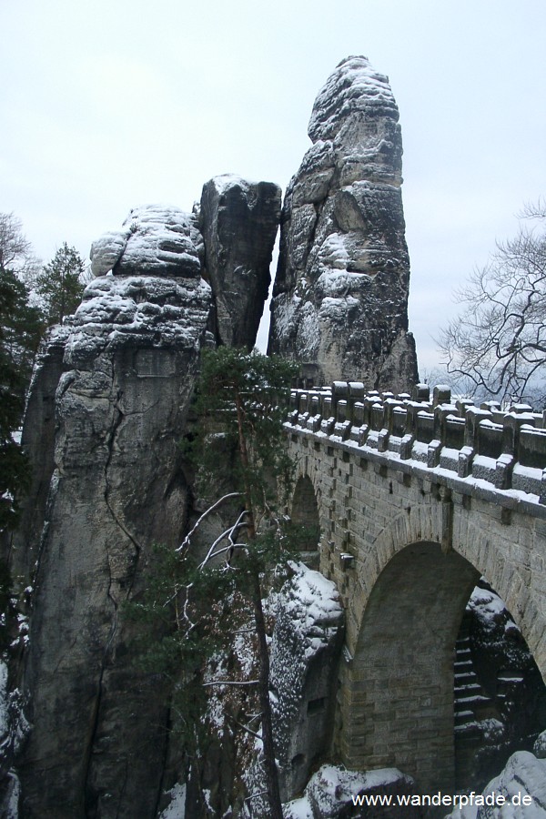 Kleine Steinschleuder, Basteibrücke