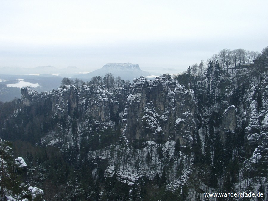 Mnch, Felsenburg Neurathen, Ferdinandstein, Wehltrme, Lilienstein