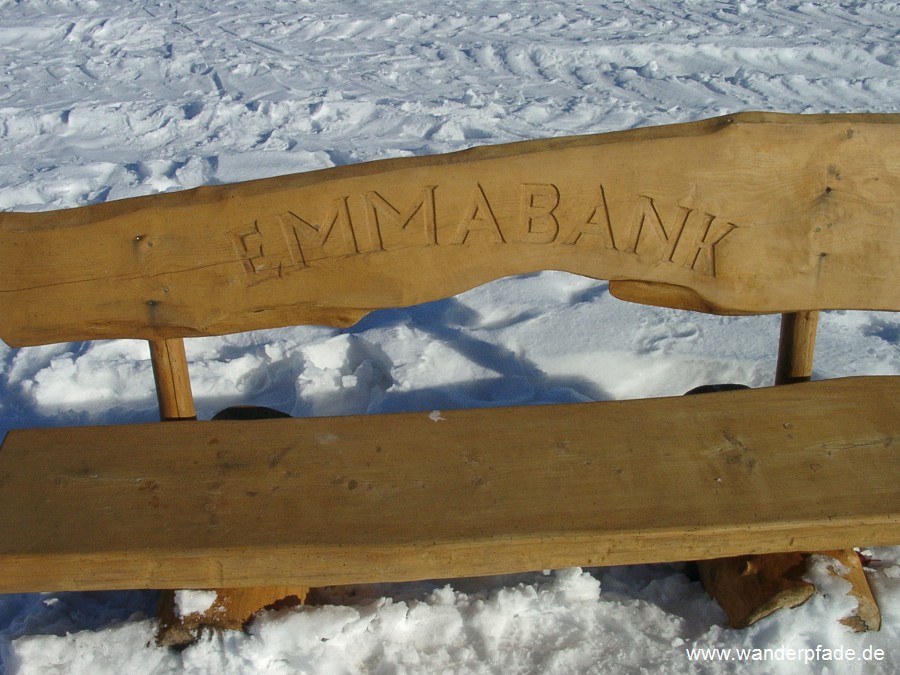 Emmabank auf dem Pfarrberg