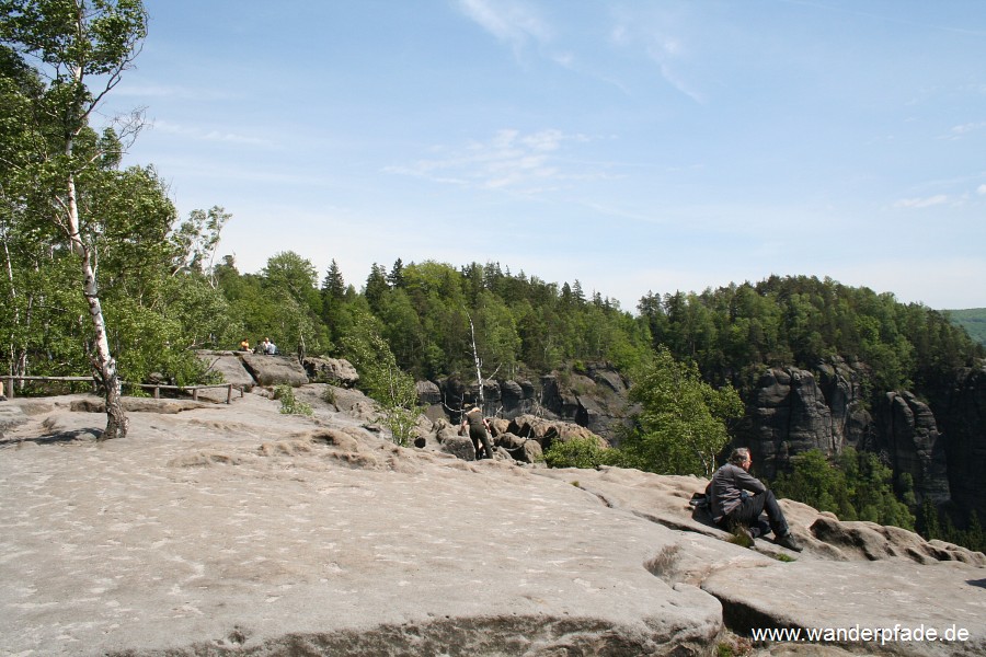 Aussichtspunkt oberhalb Breite Kluft