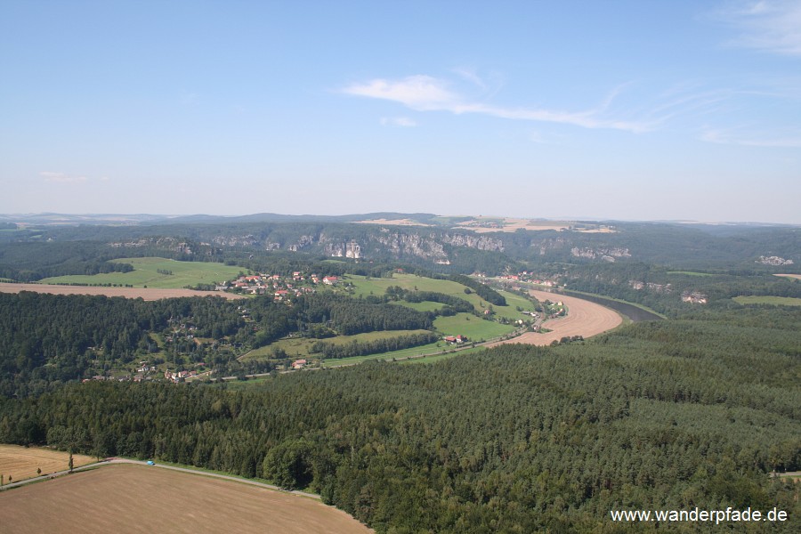 Rauenstein, Basteigebiet, Weiig, Kurort Rathen, Elbe