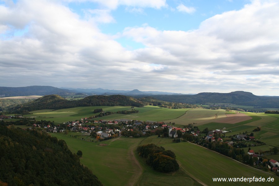 Papstdorf, Kohlbornstein, Lasensteine, Groer Winterberg, Rosenberg, Kleiner Zschirnstein, Groer Zschirnstein