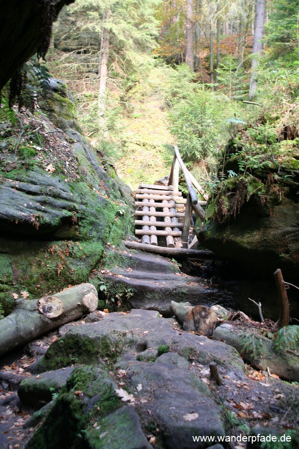 Wolfsschlucht im Kirnitzschtal