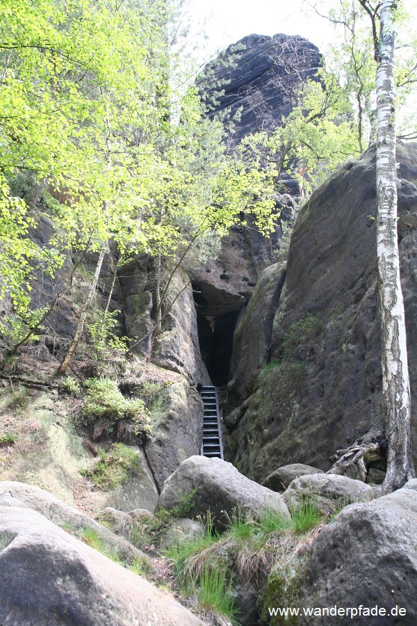 Foto: Auf-/ Abstieg Winterstein