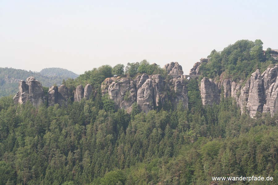 Basteigebiet, Mnch, Felsenburg Neurathen