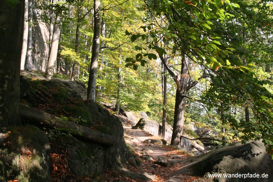 Unterer Fremdenweg am Kleinen Winterberg