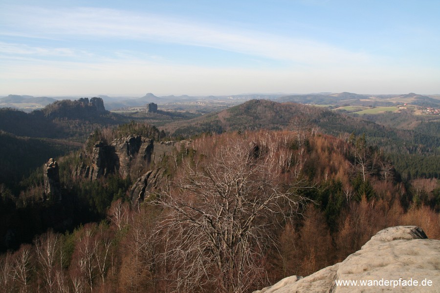 Torsteine, Falkenstein, Hohe Liebe, Domwchter/ Rohnspitze