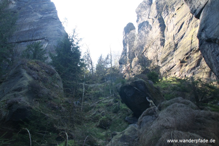 Im Bauerloch zur Zwillingsstiege