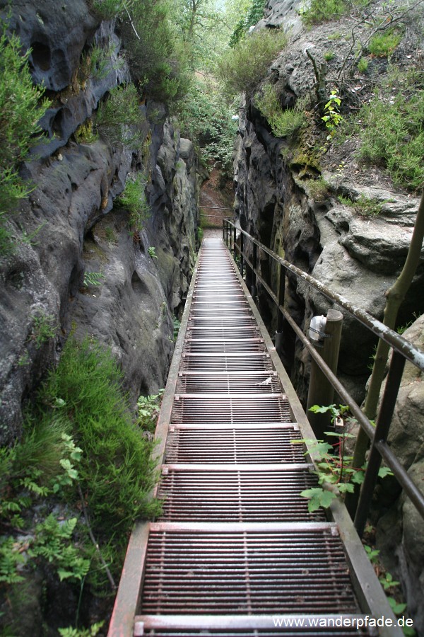 West-Auf-/ Abstieg Papststein