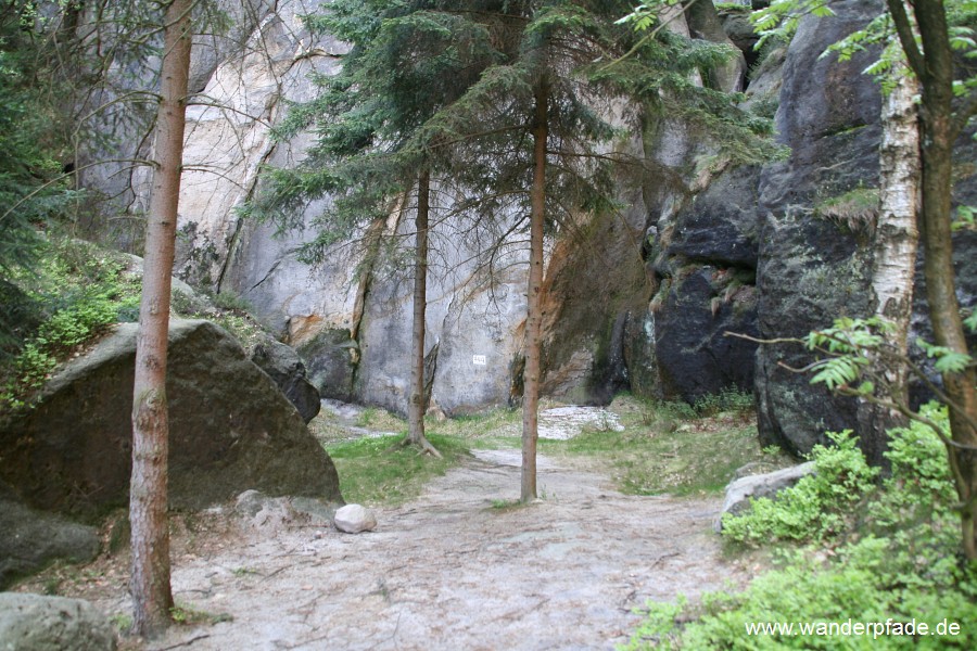 Standort Zugang Zwillingsstiege