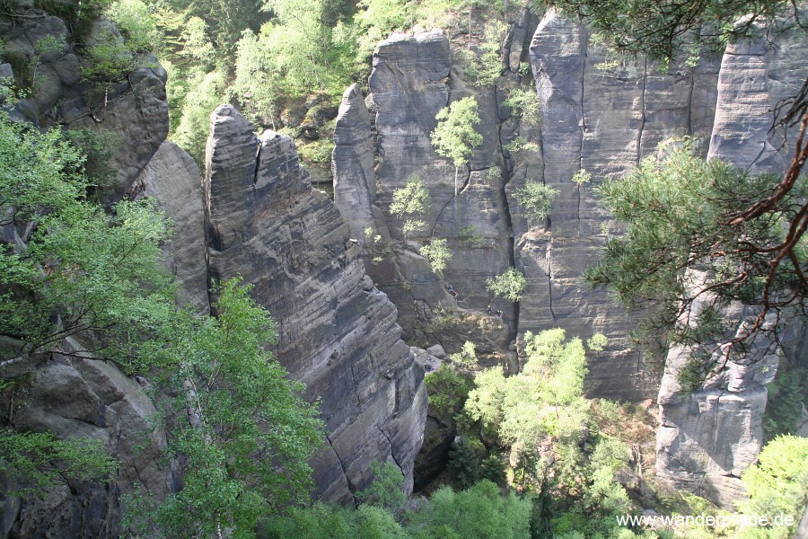 Brckenturm, Zwillingsstiege