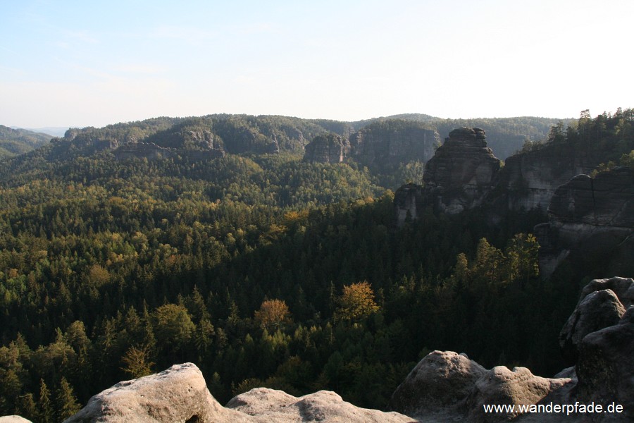 Groer Zschand, Sommerwand, Weberschlchte, Jortanshorn, Spitzes Horn