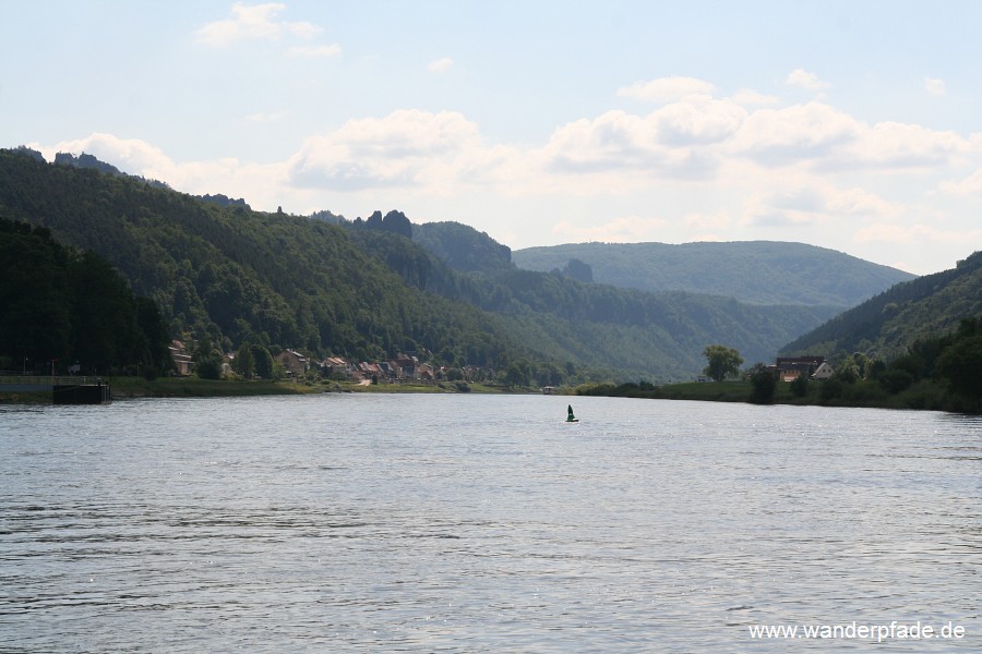 Elbe, Postelwitz, Schrammsteine, Groer Winterberg