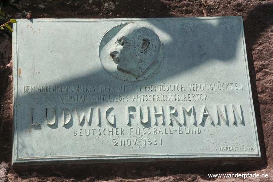 Foto: Gedenktafel Ludwig Fuhrmann