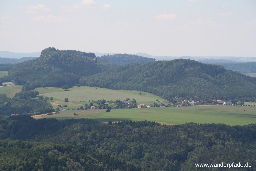 Papststein, Pfaffenstein, Kleinhennersdorfer Stein