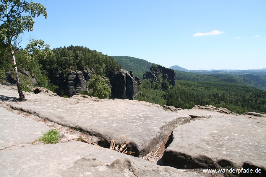 Aussichtspunkt oberhalb Breite Kluft