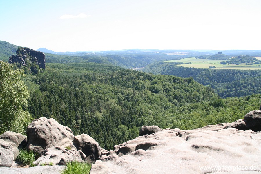 Foto: Standort Aussichtspunkt oberhalb Breite Kluft