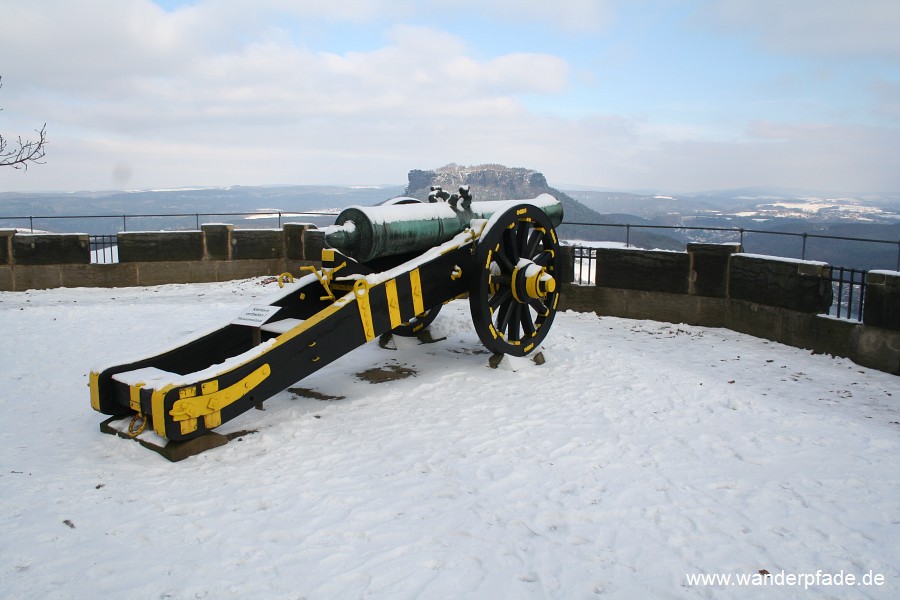 Kanone mit Lilienstein