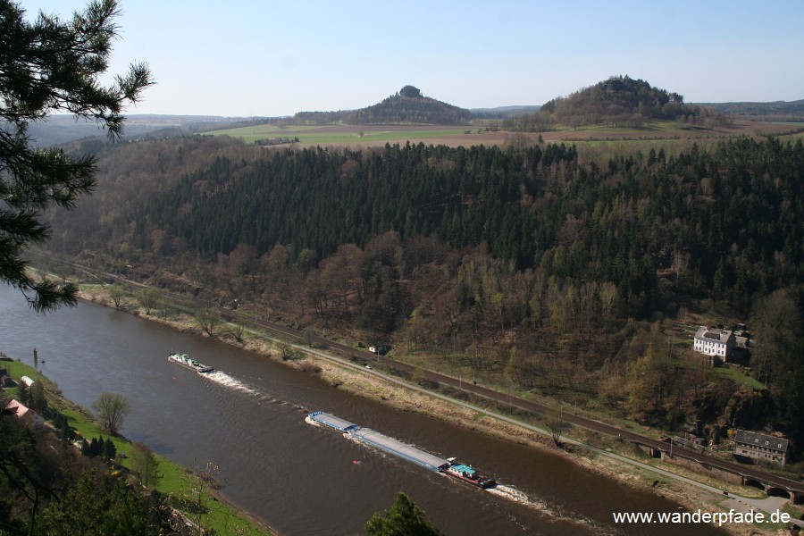 Zirkelstein, Kaiserkrone, Elbe