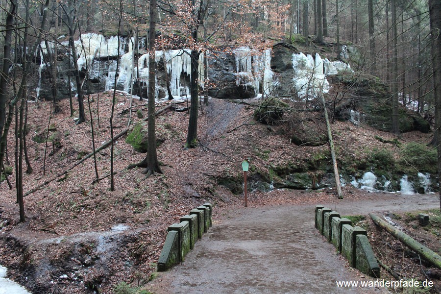 Sandstein-Bogenbrcke Apothekersteig/ Halbenweg, Halbenweg