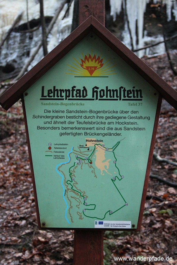 Sandstein-Bogenbrcke Apothekersteig/ Halbenweg