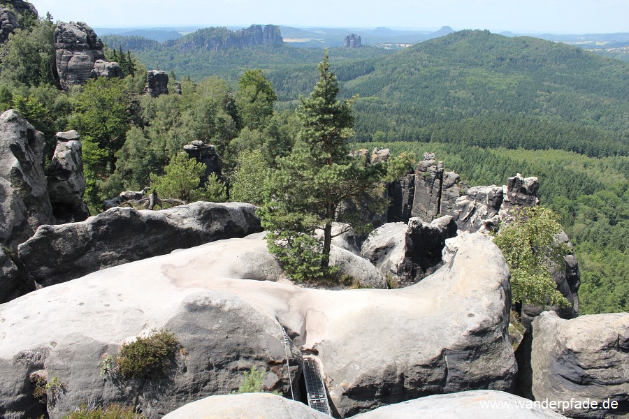 Ausstieg Obere Hntzschelstiege, Torsteine, Falkenstein, Hohe Liebe