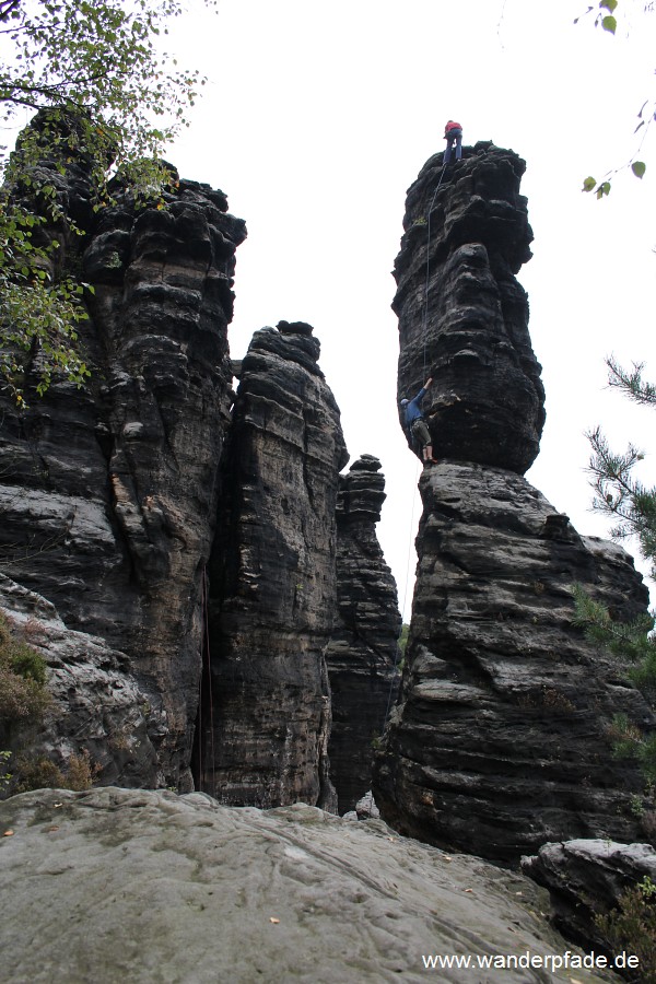 Felsengasse im Bielatal