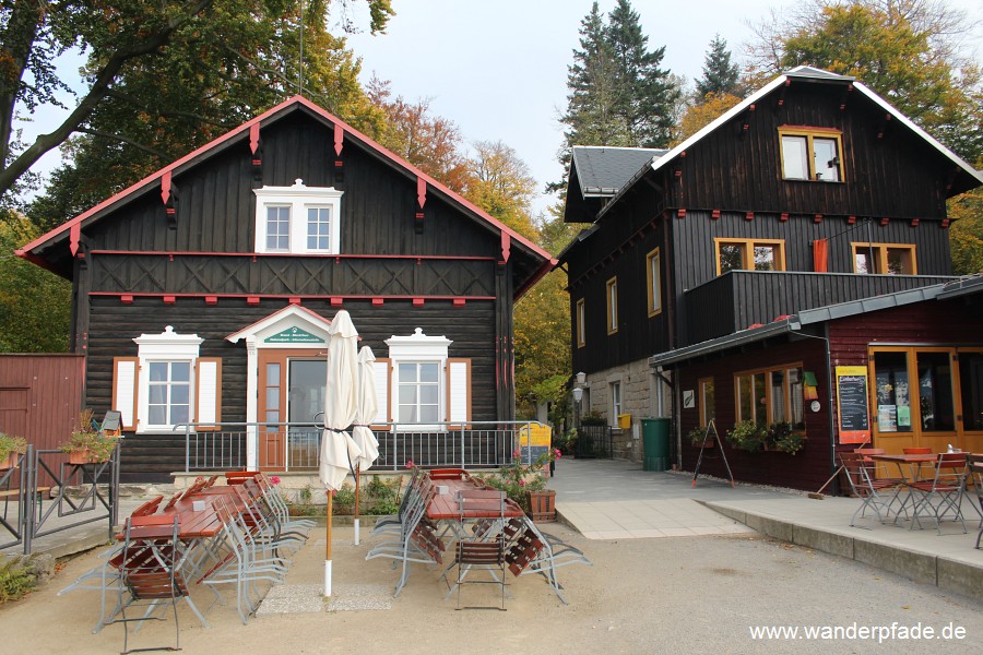 Blockhaus und Brandbaude