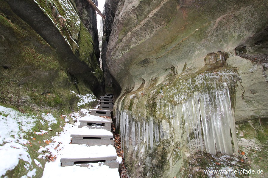 Nasse Schlucht