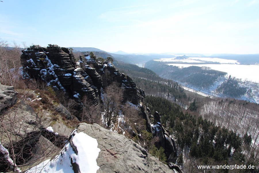 Groer Winterberg, Rosenberg, Elbe, Zirkelstein