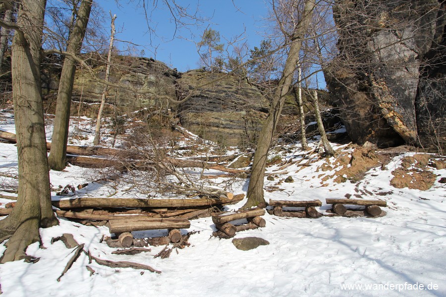 Rastplatz oberhalb Wildschtzensteig