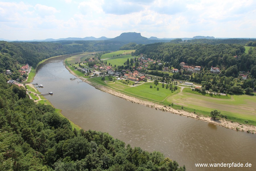 Elbe, Kurort Rathen, Lilienstein