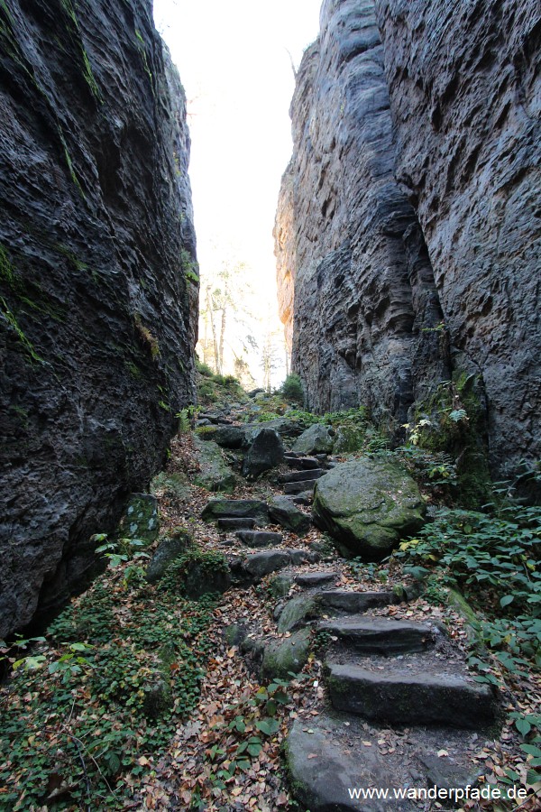 Felsengasse im Bielatal